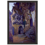 Gegstad Manor by Nicholas Roerich, framed poster, view 2