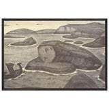 Giantess Krimgerd by Nicholas Roerich, framed poster