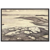 Giants Tomb by Nicholas Roerich, framed poster