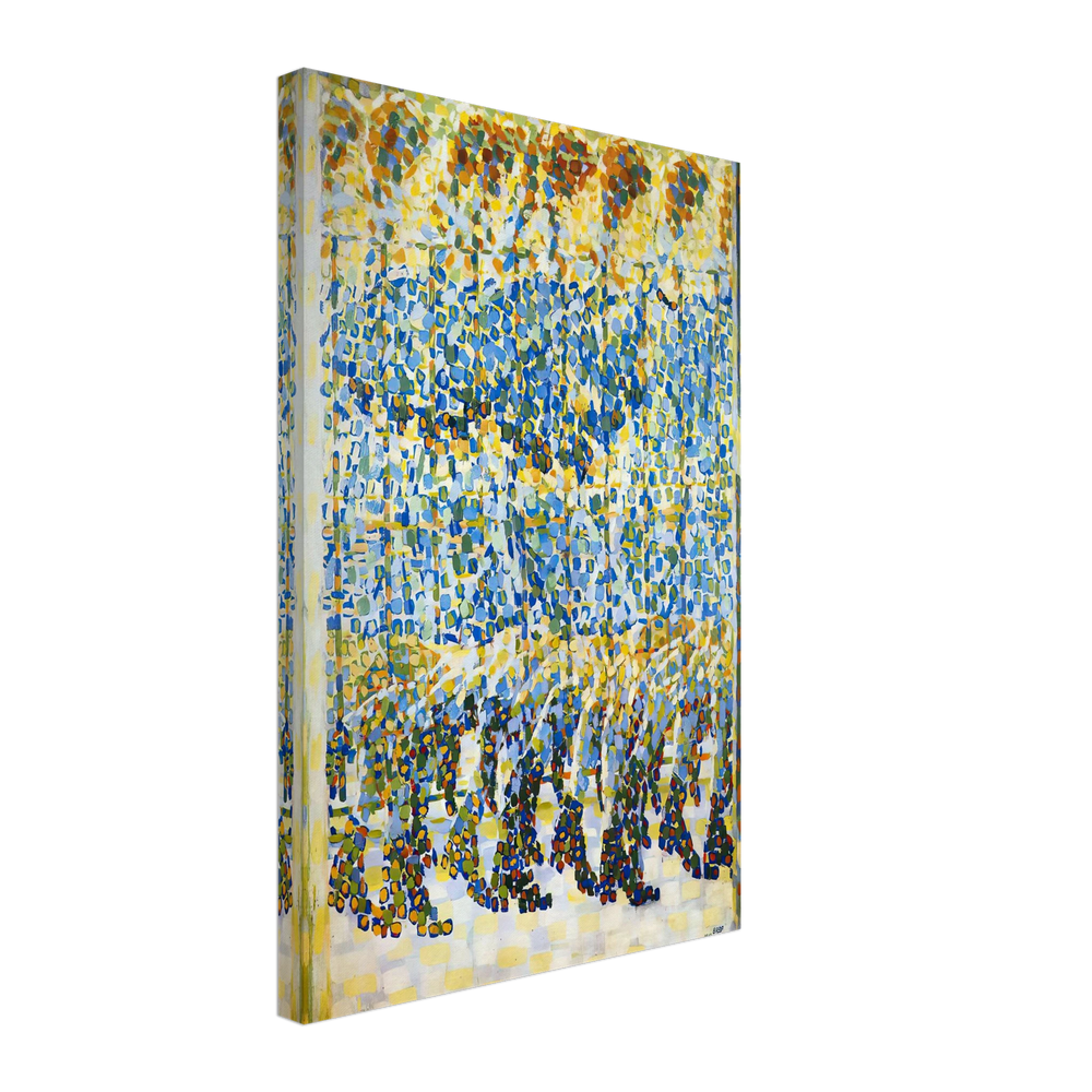 Girl Running on a Balcony by Giacomo Balla, canvas