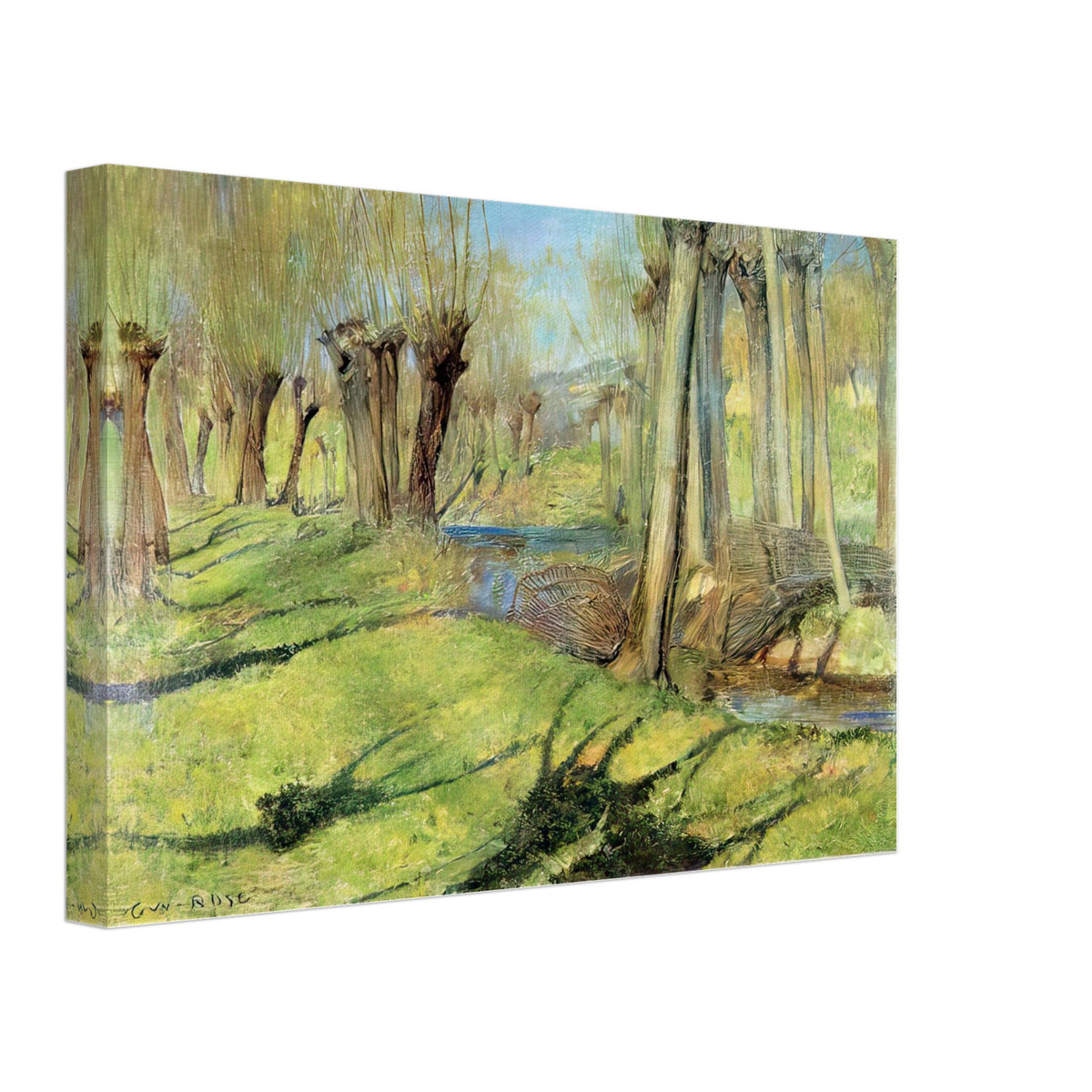 Giverny Willows by Guy Rose, canvas, view 2
