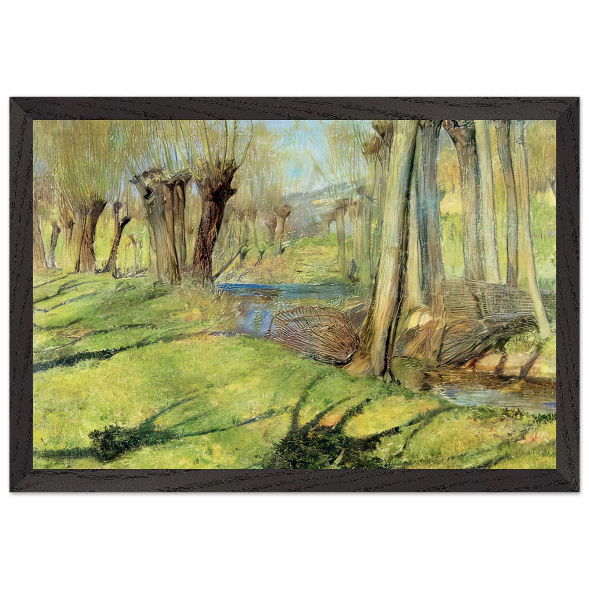 Giverny Willows by Guy Rose, framed poster, view 2