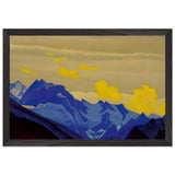 Glaciers of Himalayas by Nicholas Roerich, framed poster, view 2