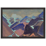 Glaciers of Lahaul by Nicholas Roerich, framed poster, view 2