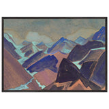 Glaciers of Lahaul by Nicholas Roerich, framed poster, view 3