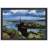 Gloucester Harbor by John French Sloan, framed poster, view 2