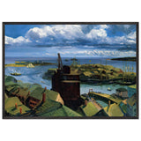Gloucester Harbor by John French Sloan, framed poster, view 3