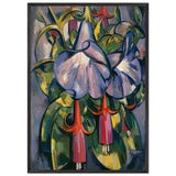 Gloxinias and Fuschias by John Duncan Fergusson, framed poster, view 3
