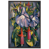 Gloxinias and Fuschias by John Duncan Fergusson, framed poster