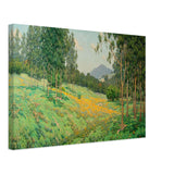 Golden Morrow Poppy Field by Granville Redmond, canvas