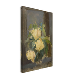 Golden Roses by Olga Boznanska, canvas, view 2