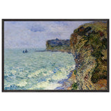 Grainville Cliff near Fecamp by Gustave Loiseau, framed poster