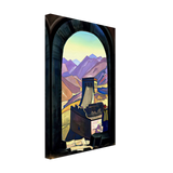 Great Wall of China by Nicholas Roerich, canvas, view 2