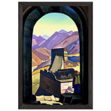 Great Wall of China by Nicholas Roerich, framed poster, view 2
