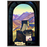 Great Wall of China by Nicholas Roerich, framed poster, view 3
