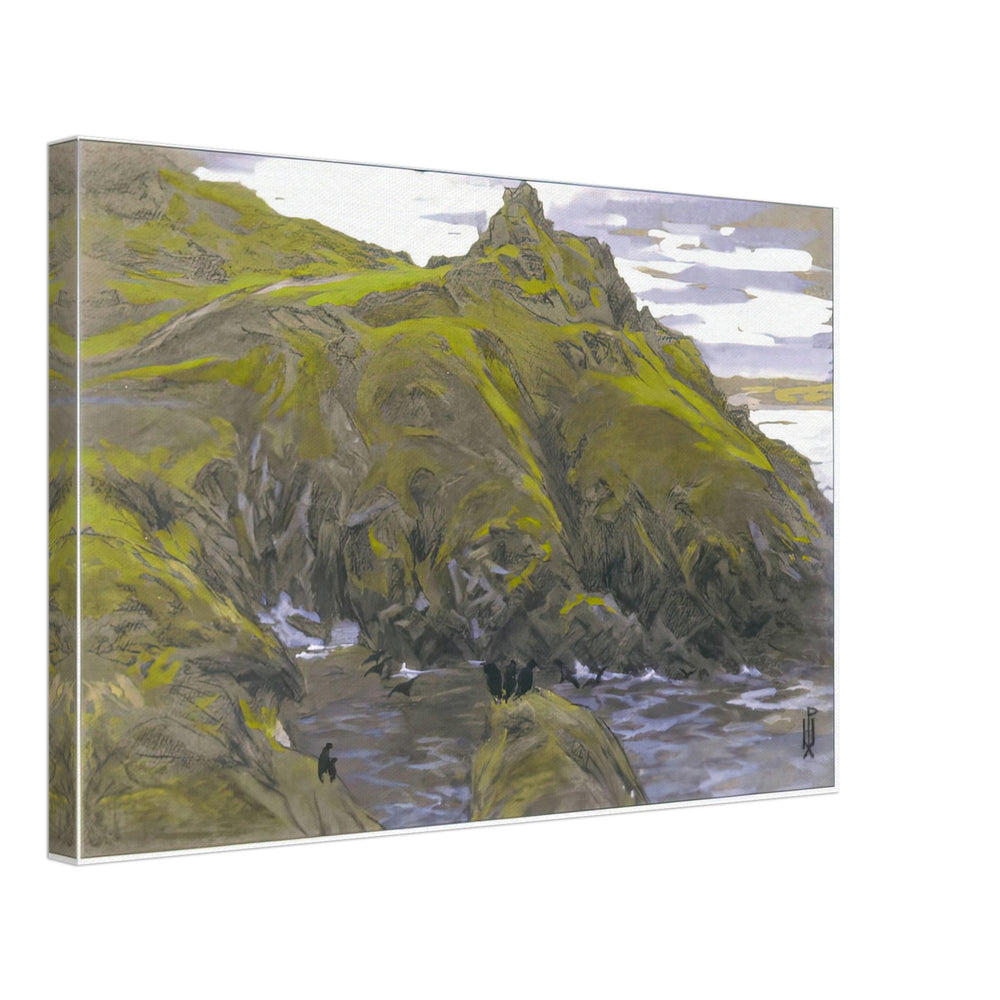 Green Fjord by Nicholas Roerich, canvas