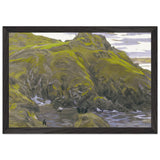 Green Fjord by Nicholas Roerich, framed poster, view 2
