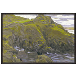 Green Fjord by Nicholas Roerich, framed poster