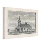 Gryzovo Church by Nicholas Roerich, canvas, view 2