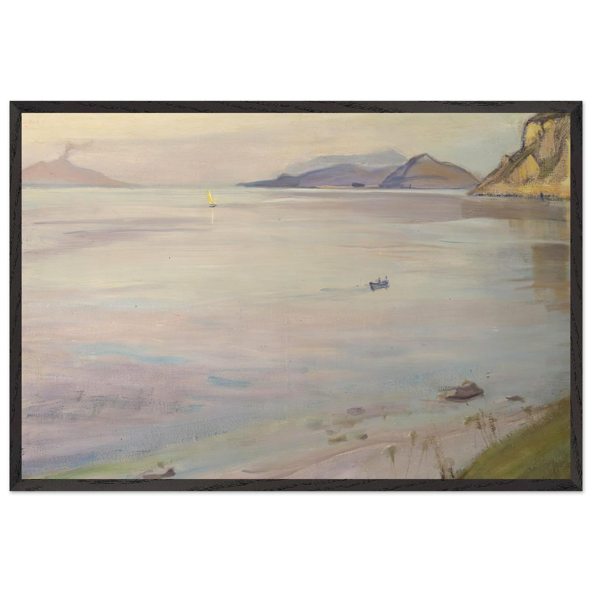 Gulf of Naples by Magnus Enckell, framed poster