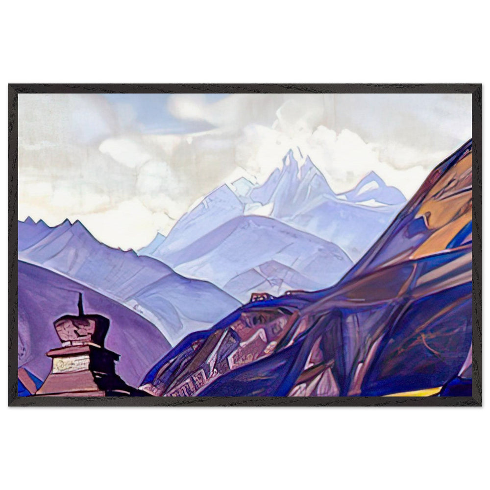 Gumran by Nicholas Roerich, framed poster