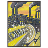 Gyárváros by Scheiber Hugó, framed poster, view 3