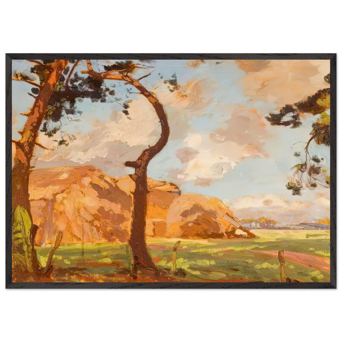 Hampshire Countryside by Algernon Talmage, framed poster, view 3