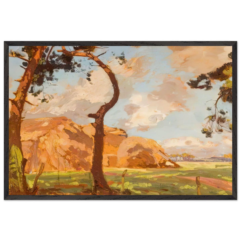 Hampshire Countryside by Algernon Talmage, framed poster
