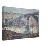 Harlem River by Ernest Lawson, canvas