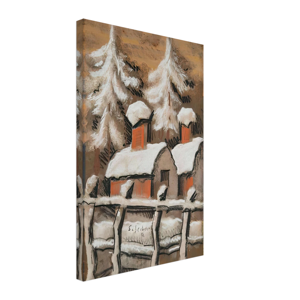 Havas Házak by Scheiber Hugó, canvas