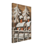 Havas Házak by Scheiber Hugó, canvas