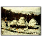 Haystacks by Theodor Pallady, framed poster, view 3