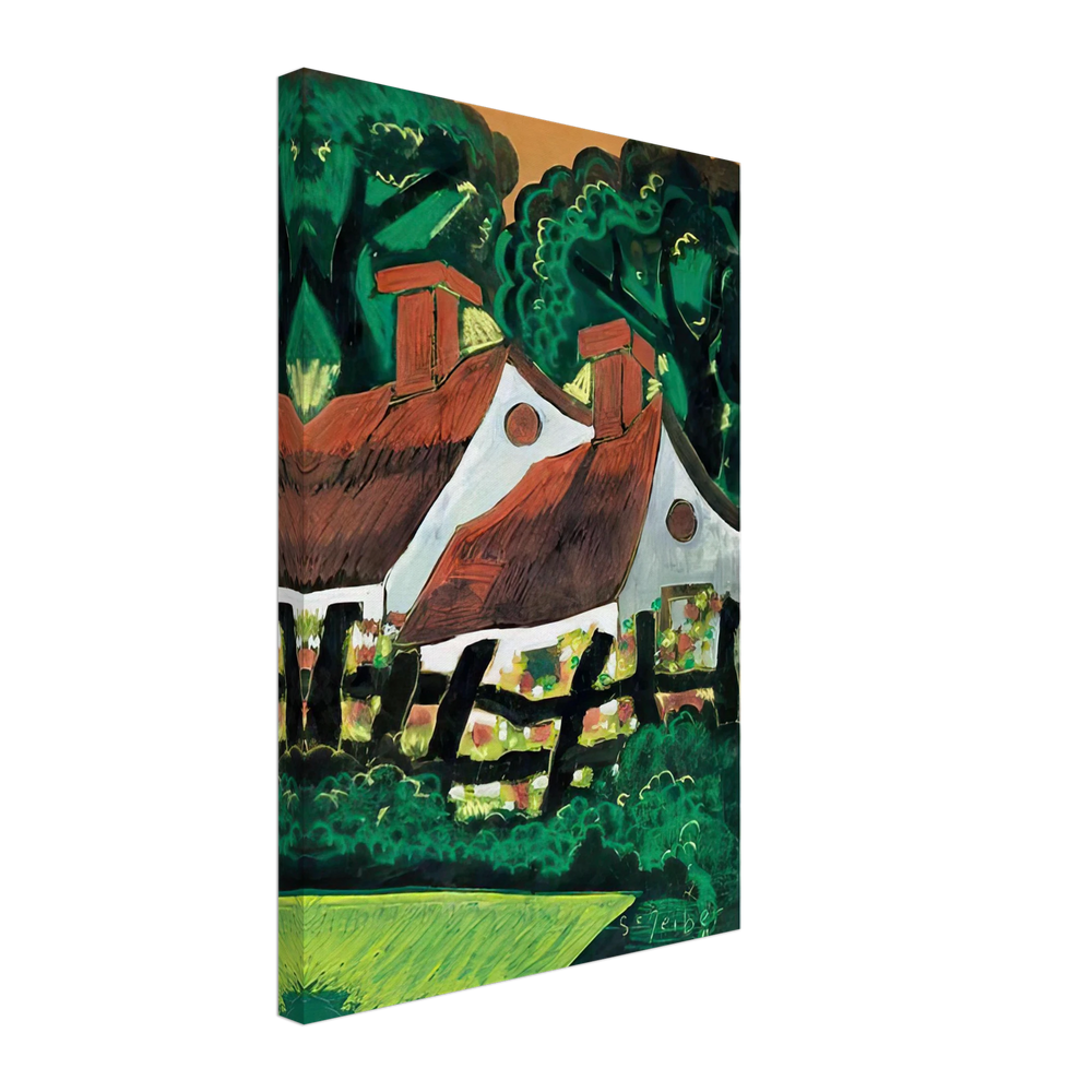 Ház Az Erdő Szélén by Scheiber Hugó, canvas