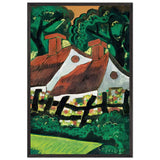 Ház Az Erdő Szélén by Scheiber Hugó, framed poster