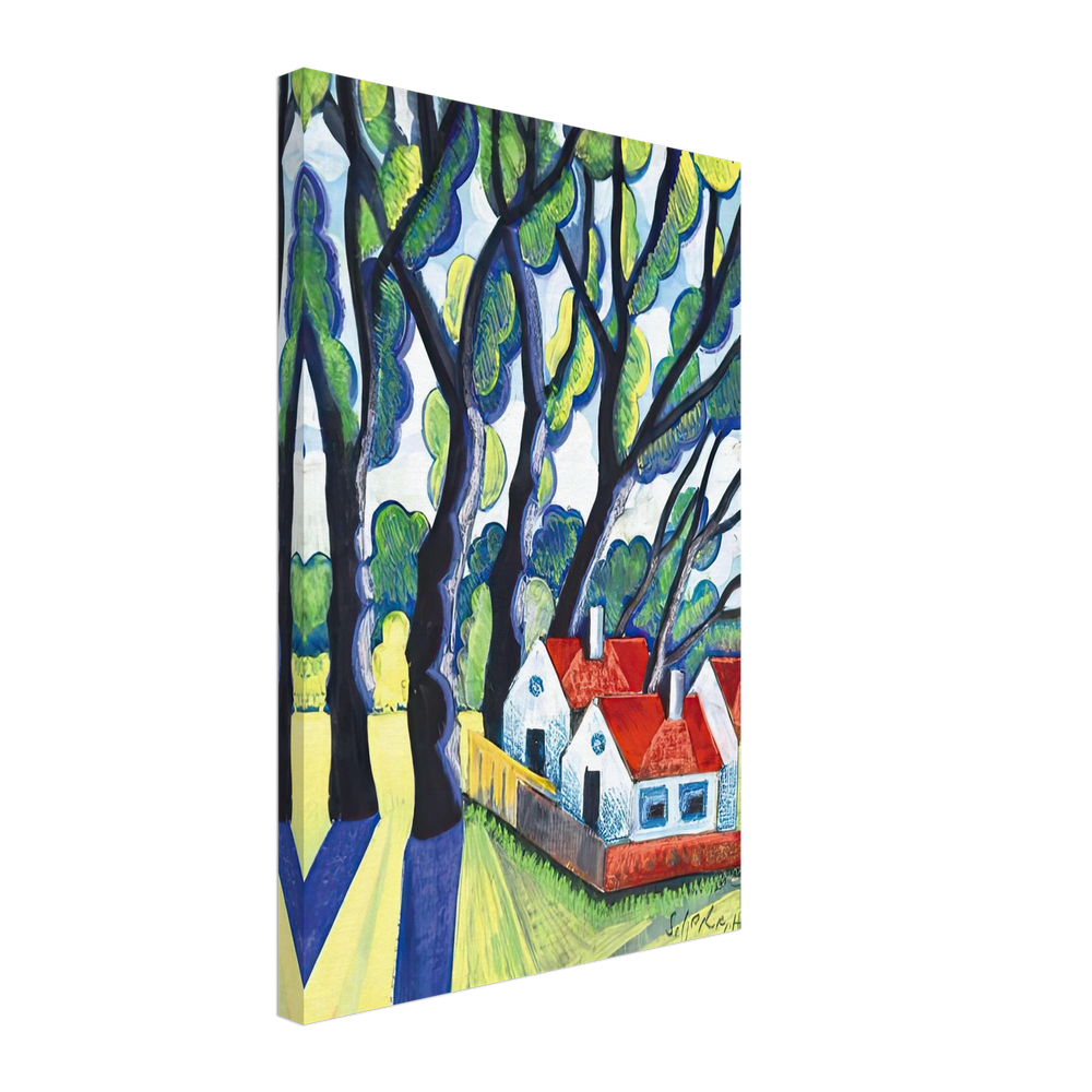 Házak a Fák Között by Scheiber Hugó, canvas