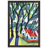 Házak a Fák Között by Scheiber Hugó, framed poster, view 2