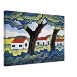 Házak by Scheiber Hugó, canvas
