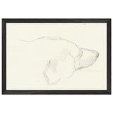 Head of a Dog by Nicholas Roerich, framed poster, view 2