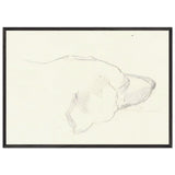 Head of a Dog by Nicholas Roerich, framed poster, view 3