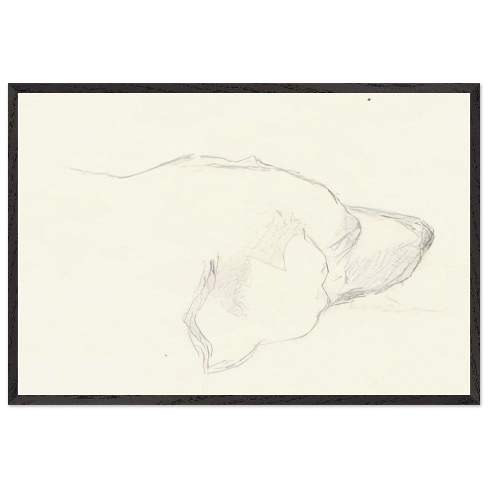 Head of a Dog by Nicholas Roerich, framed poster