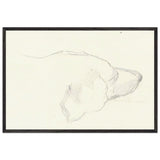 Head of a Dog by Nicholas Roerich, framed poster