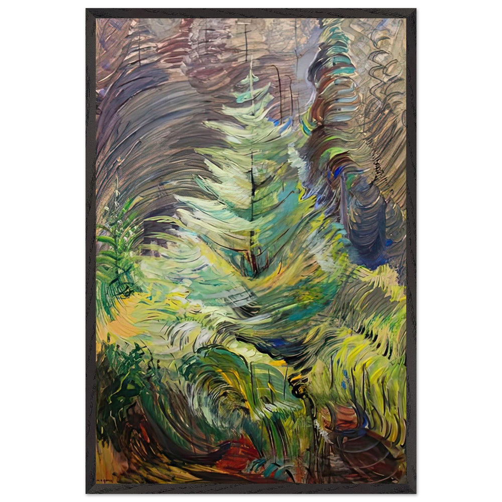 Heart of the Forest by Emily Carr, framed poster
