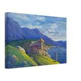 Hermitage at the Lake by Nicholas Roerich, canvas, view 2