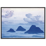 Higher than Mountains by Nicholas Roerich, framed poster, view 3