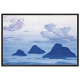 Higher than Mountains by Nicholas Roerich, framed poster