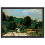 Hill Landscape by Istvan Nagy, framed poster, view 2