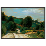 Hill Landscape by Istvan Nagy, framed poster, view 3