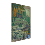 Hills by Nicholas Roerich, canvas