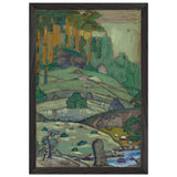 Hills by Nicholas Roerich, framed poster, view 2