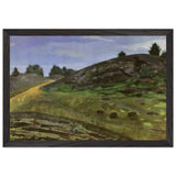 Hills by Nicholas Roerich, framed poster, view 2
